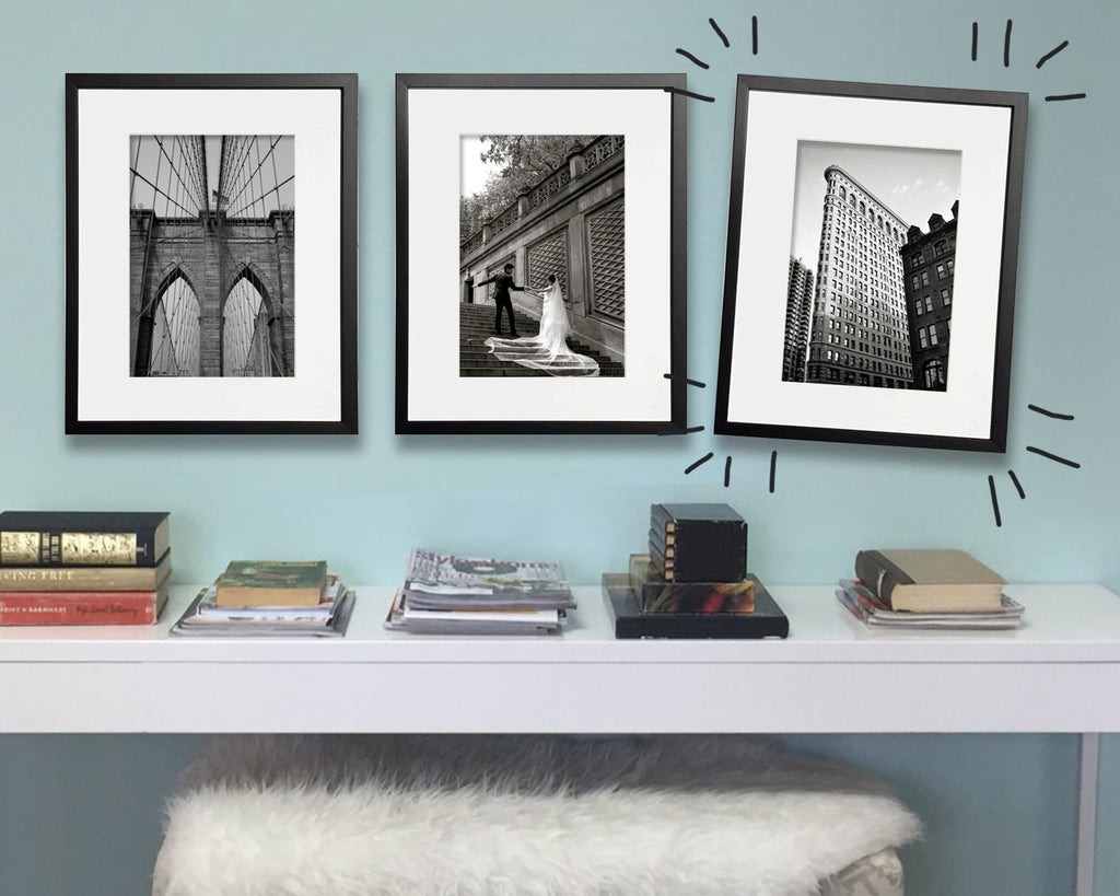 How to keep picture frames straight